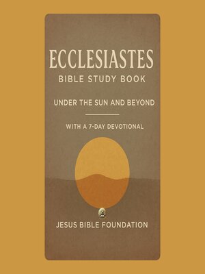 cover image of Ecclesiastes Bible Study Book